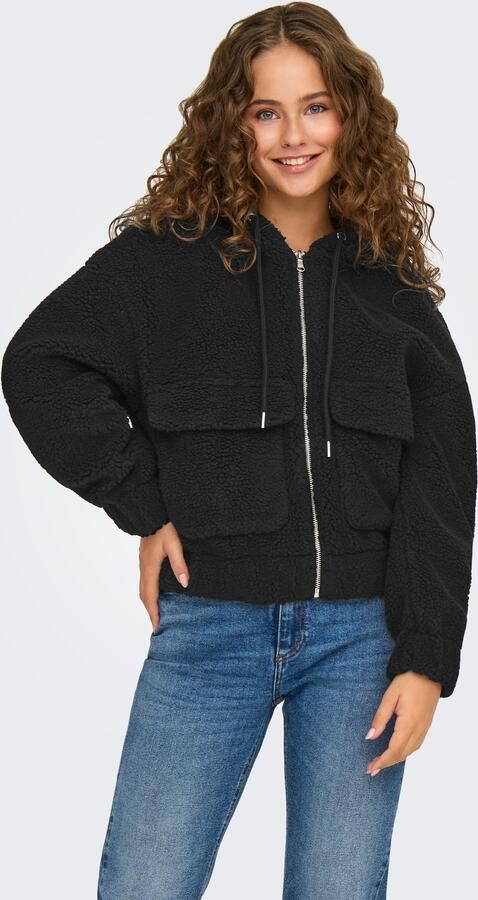 Only Pluche jas met capuchon ONLTANJA TEDDY HOOD JACKET OTW NOOS - Foto 7