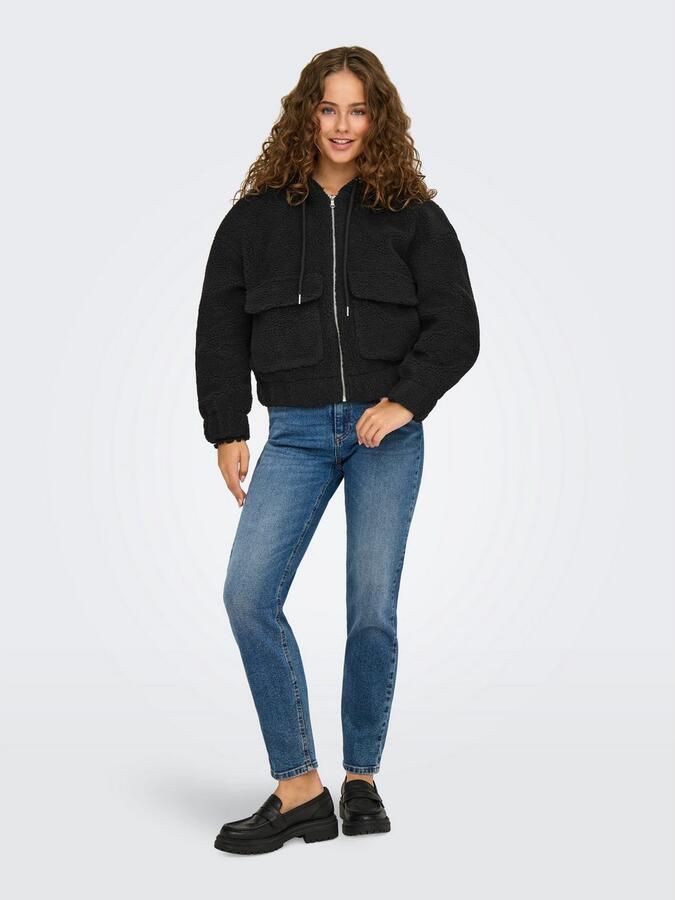 Only Pluche jas met capuchon ONLTANJA TEDDY HOOD JACKET OTW NOOS - Foto 6