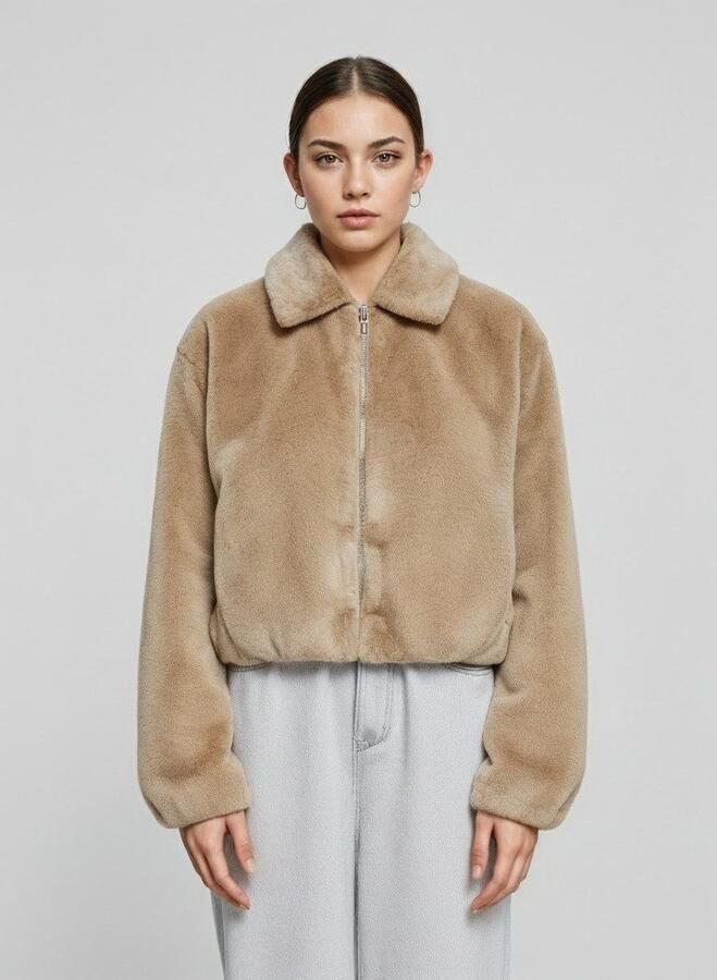 Only Pluchen jack ONLDANA LIFE FAUX FUR JACKET CC OTW - Foto 4