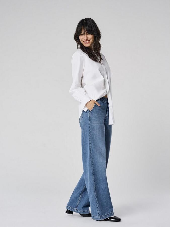 Only Relax fit jeans ONLCOMET MW WIDE DNM PIM620 NOOS - Foto 4