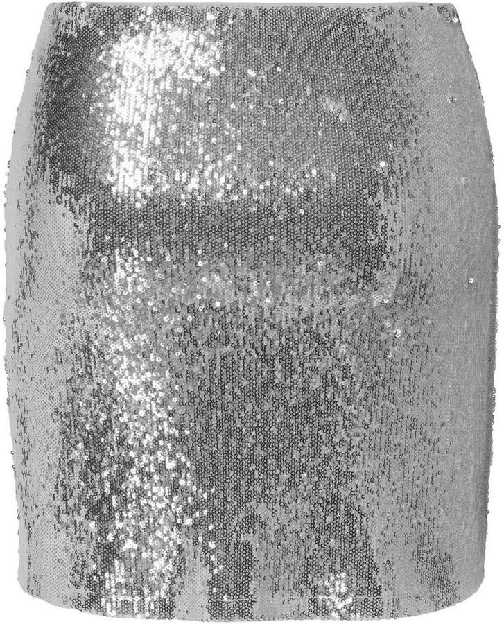 Only Rok met pailletten ONLSIMONE SHORT SEQUINS SKIRT JRS - Foto 2