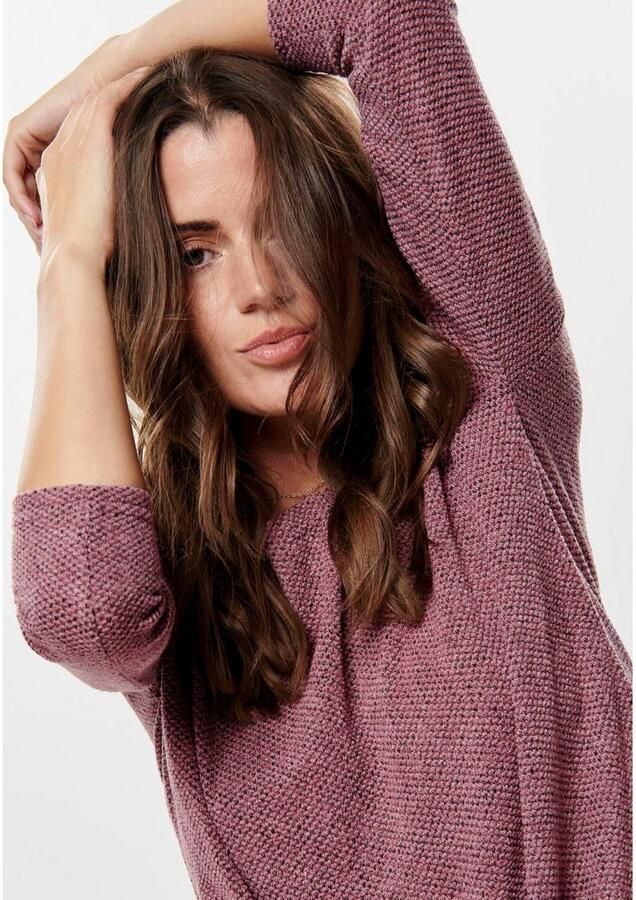 Only Shirt met 3 4-mouwen ONLALBA 3 4 TOP JRS NOOS - Foto 5