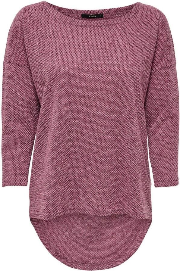 Only Shirt met 3 4-mouwen ONLALBA 3 4 TOP JRS NOOS - Foto 8