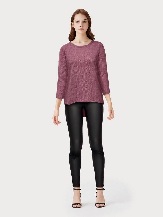 Only Shirt met 3 4-mouwen ONLALBA 3 4 TOP JRS NOOS - Foto 3