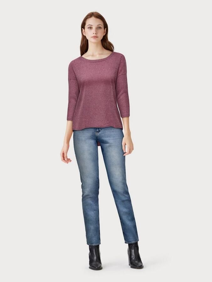 Only Shirt met 3 4-mouwen ONLALBA 3 4 TOP JRS NOOS - Foto 4