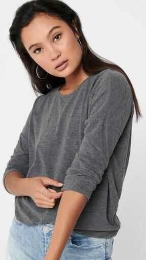 Only Shirt met 3 4-mouwen ONLGLAMOUR in casual oversized model - Foto 4