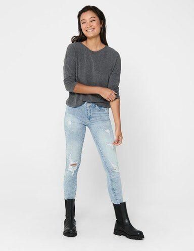 Only Shirt met 3 4-mouwen ONLGLAMOUR in casual oversized model - Foto 2