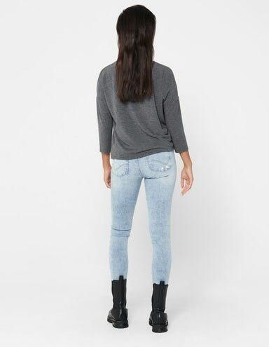 Only Shirt met 3 4-mouwen ONLGLAMOUR in casual oversized model - Foto 3