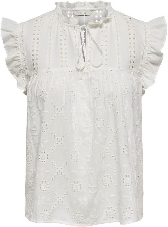 Only Loose fit blousetop van puur katoen model 'REVA LIFE' - Foto 4