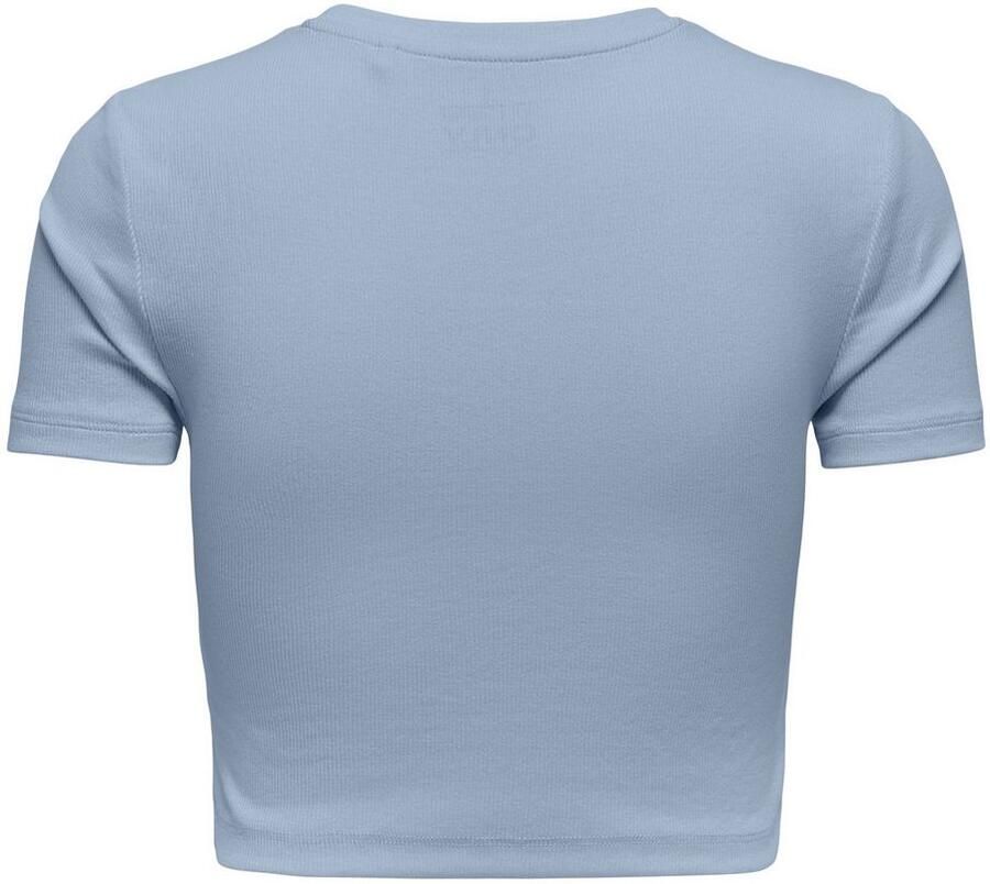 Only Shirt met korte mouwen ONLBETTY S S O-NECK SHORT TOP CC JRS