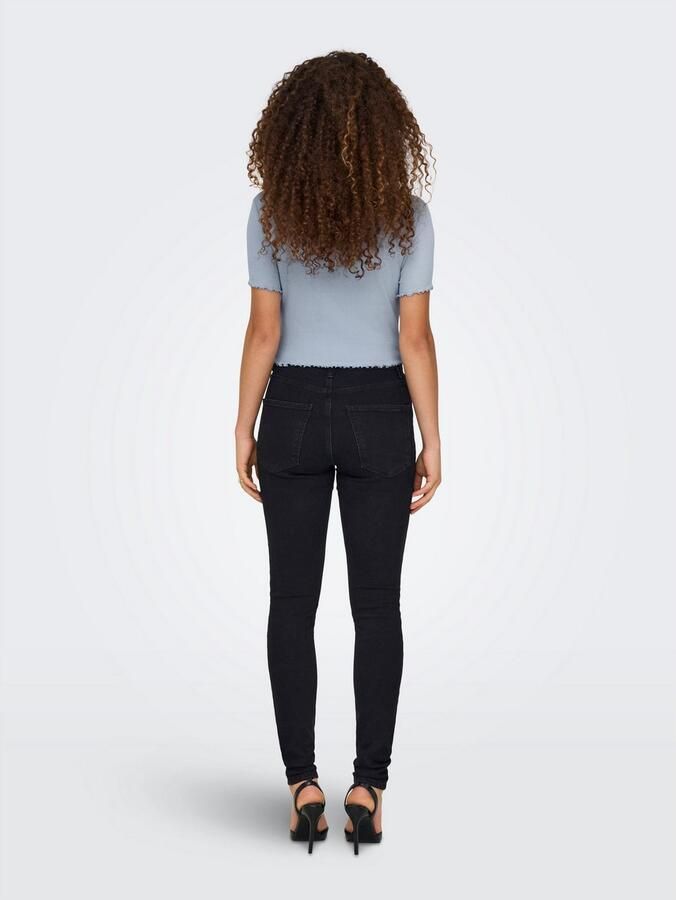 Only Regular fit korte top van een mix van katoen en elastaan model 'BETTY' - Foto 5