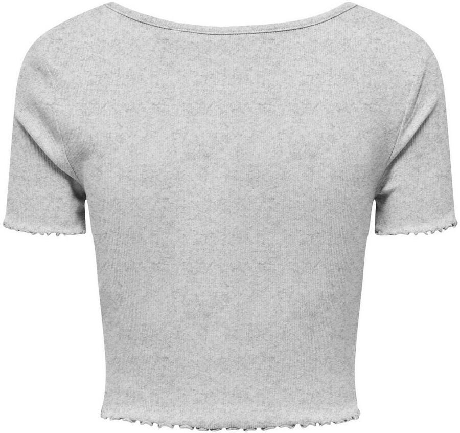 Only Shirt met korte mouwen ONLBETTY S S V-NECK TOP CC JRS