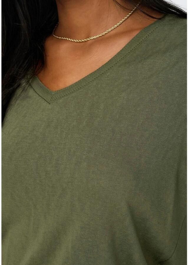 Only Shirt met korte mouwen ONLELISE S S V-NECK TOP JRS NOOS - Foto 2