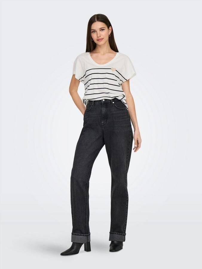 Only Shirt met korte mouwen ONLEMILY LIFE S S HEART TOP CS JRS - Foto 5