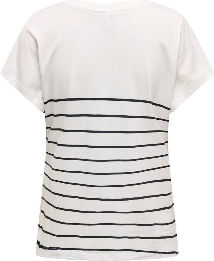 Only Shirt met korte mouwen ONLEMILY LIFE S S HEART TOP CS JRS