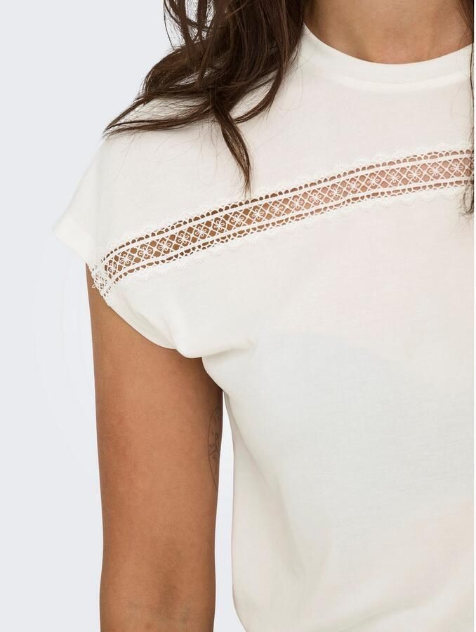 Only Shirt met korte mouwen ONLFREE LIFE BATSLEEVE O-NECK MIX TOPJRS - Foto 2