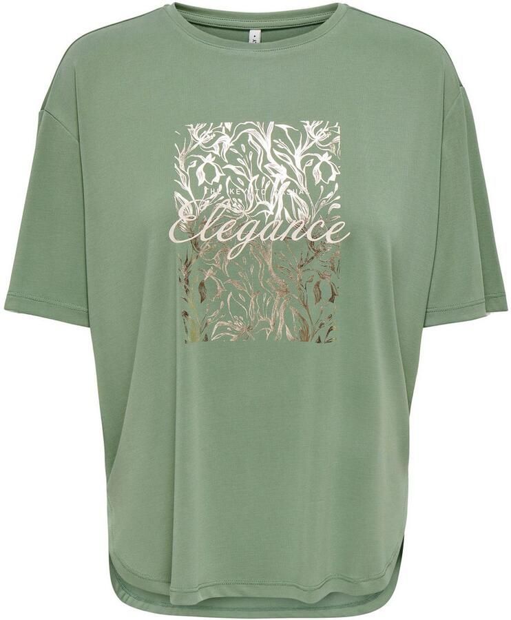 Only Shirt met korte mouwen ONLFREE LIFE S S BOTANICAL TOP BOX JRS - Foto 5