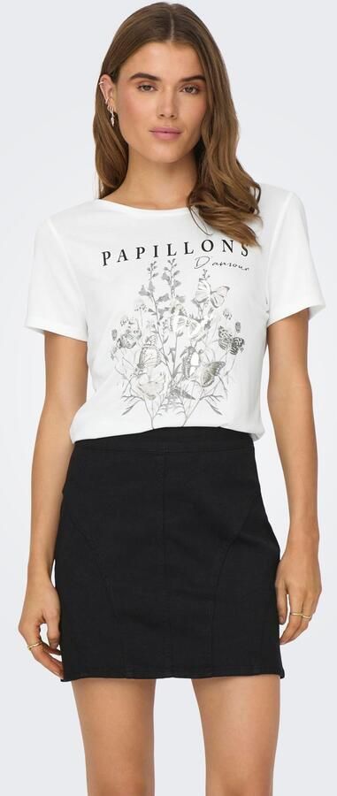 Only Shirt met korte mouwen ONLFREE LIFE S S CROSS BACK TOP BOX JRS - Foto 6