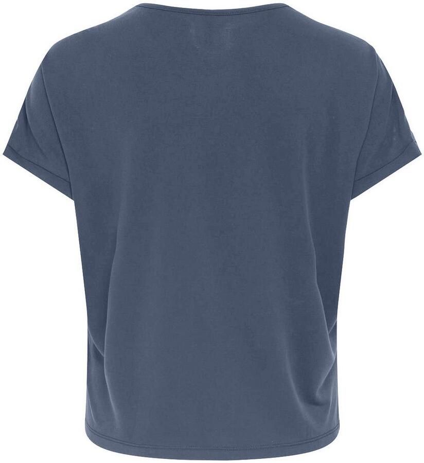 Only Shirt met korte mouwen ONLFREE LIFE S S LACE PANEL TOP JRS