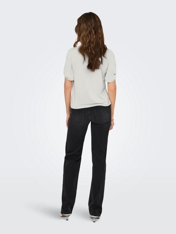 Only Shirt met korte mouwen ONLFREE – T-shirt met print voor casual combinaties modieus jersey regular fit materiaalmix ronde hals - Foto 6