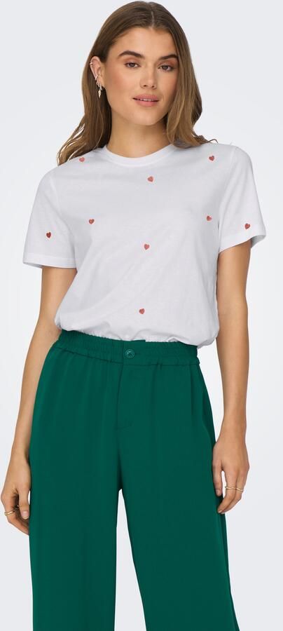 Only Shirt met korte mouwen ONLKETTY LIFE S S O-NECK TOP JRS NOOS - Foto 5