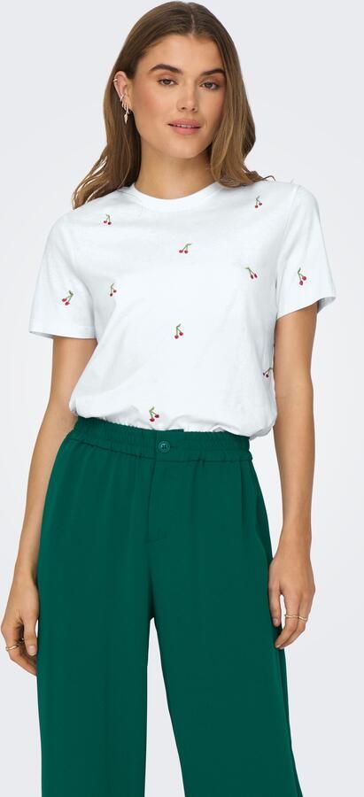 Only Shirt met korte mouwen ONLKETTY LIFE S S O-NECK TOP JRS NOOS - Foto 9