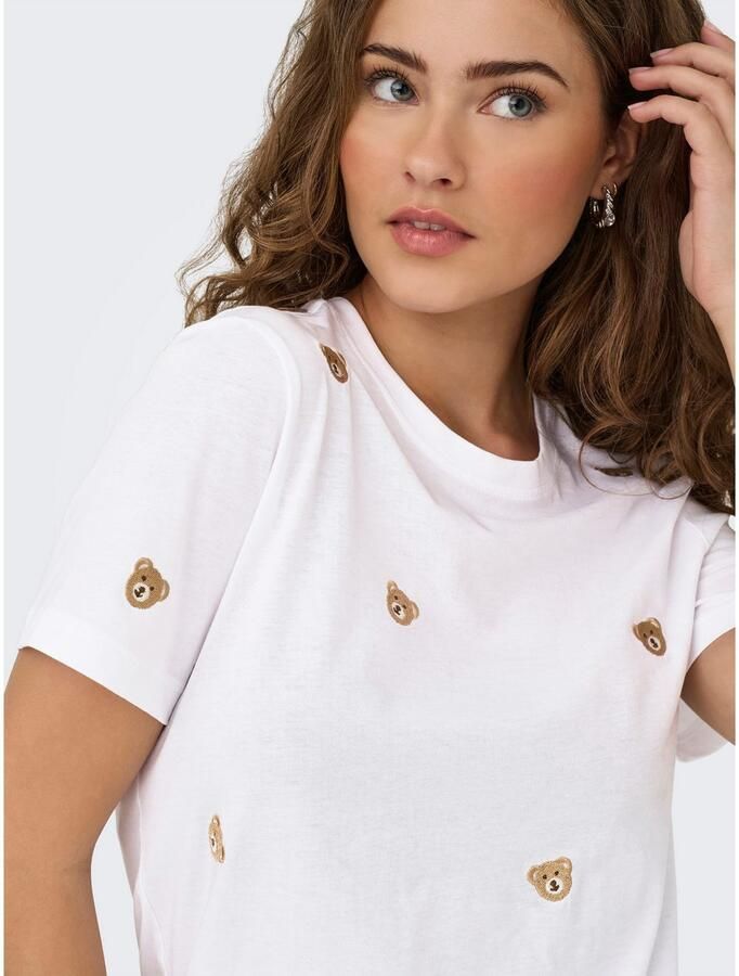 Only Shirt met korte mouwen ONLKETTY LIFE S S O-NECK TOP JRS NOOS - Foto 2