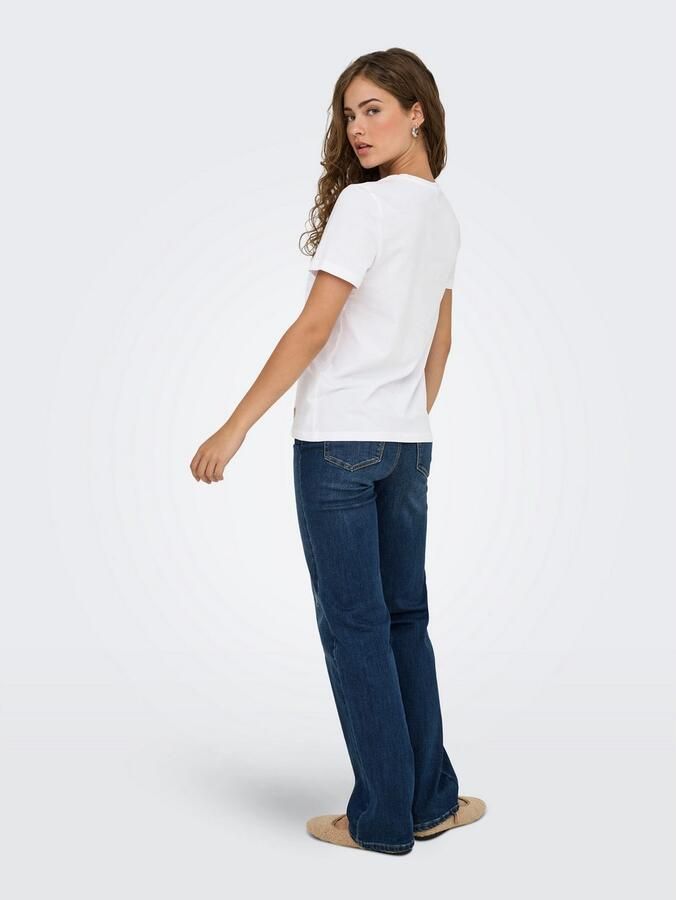 Only Shirt met korte mouwen ONLKETTY LIFE S S O-NECK TOP JRS NOOS - Foto 4