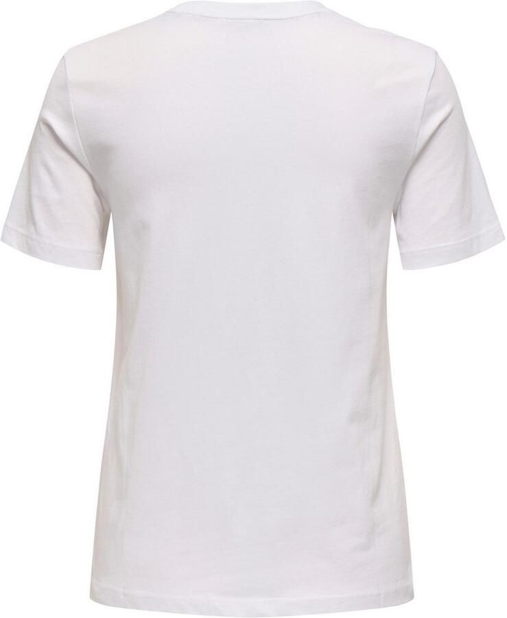 Only Shirt met korte mouwen ONLKITA LIFE REG S S PINEAPPLE TOP JRS