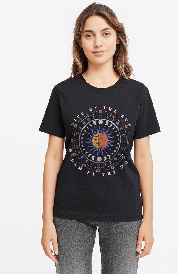 Only Shirt met korte mouwen ONLKITA LUNA REG S S TOP CS JRS - Foto 2