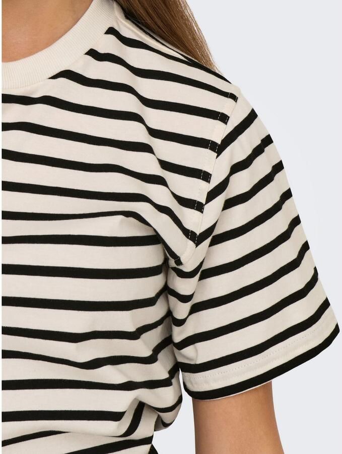 Only Shirt met korte mouwen ONLLIVINA S S STRIPE TEE JRS NOOS - Foto 6