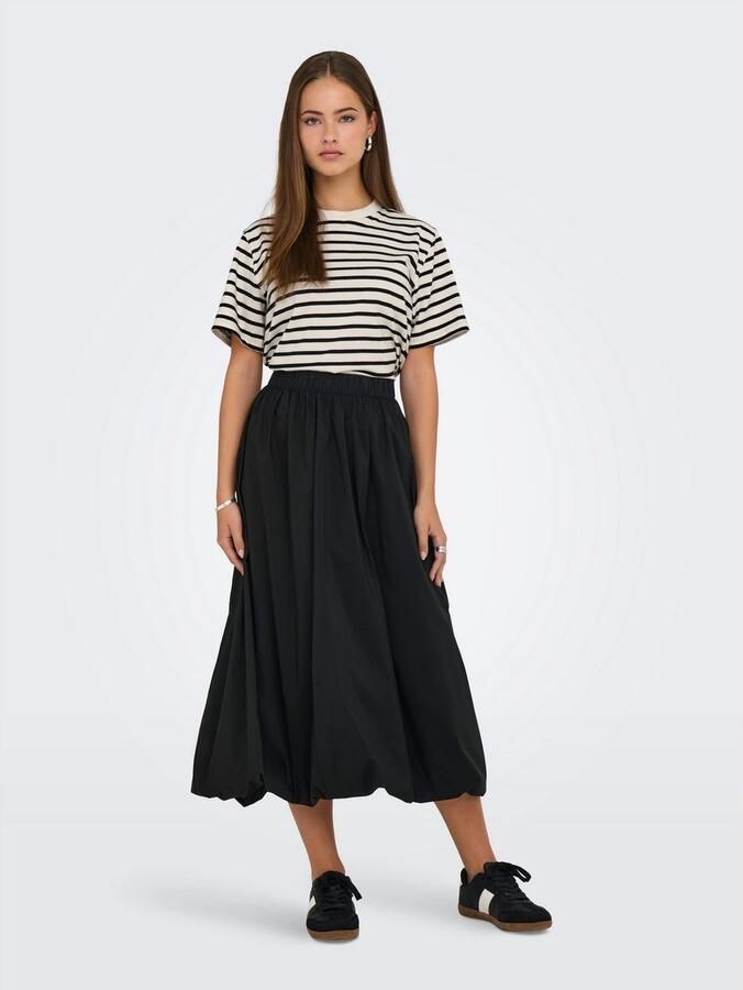 Only Shirt met korte mouwen ONLLIVINA S S STRIPE TEE JRS NOOS - Foto 2