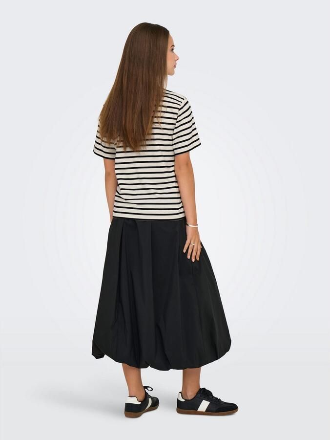 Only Shirt met korte mouwen ONLLIVINA S S STRIPE TEE JRS NOOS - Foto 3