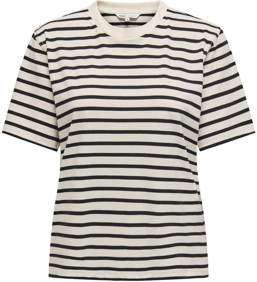 Only Shirt met korte mouwen ONLLIVINA S S STRIPE TEE JRS NOOS