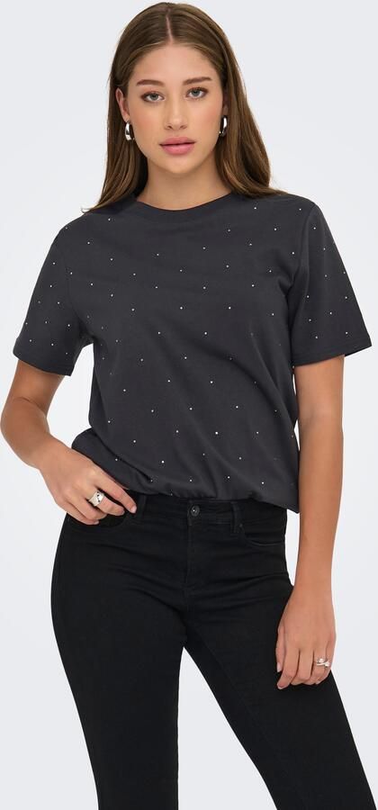 Only Shirt met korte mouwen ONLMONJA S S STUDS TEE JRS - Foto 7