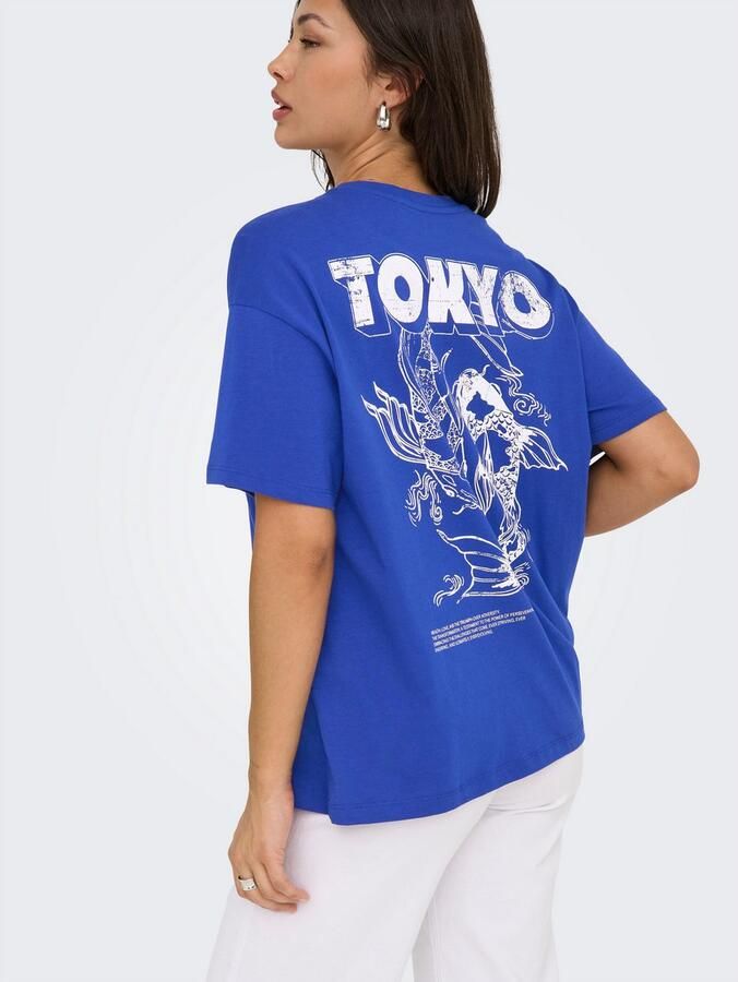 Only Shirt met korte mouwen ONLVIVVI LIFE S S LOVELY TOP JRS - Foto 3