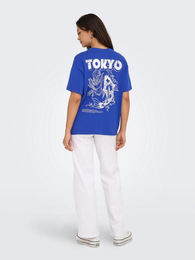 Only Shirt met korte mouwen ONLVIVVI LIFE S S LOVELY TOP JRS - Foto 4