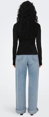 Only Shirt met lange mouwen en structuurmotief model 'CARLOTTA' - Foto 4