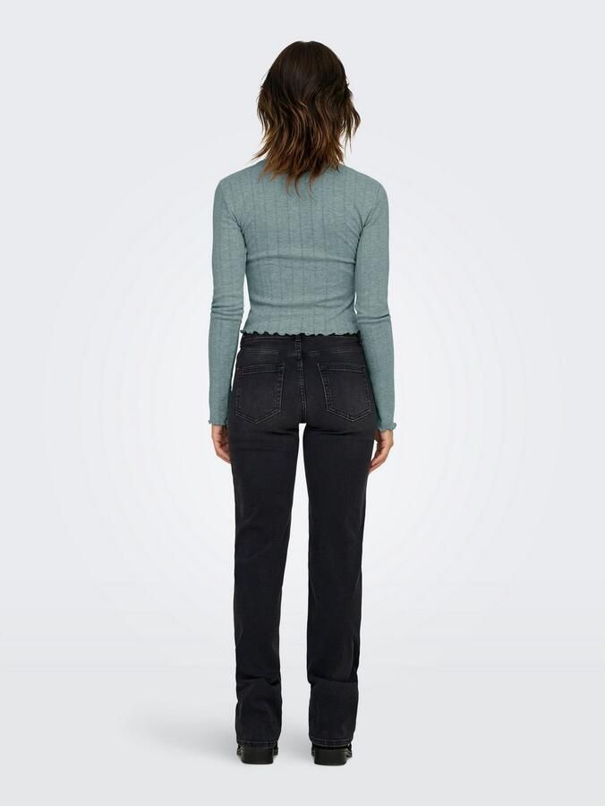 Only Slim fit shirt met lange mouwen van katoenmix model 'CARLOTTA' - Foto 4