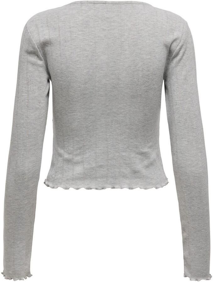 Only Shirt met lange mouwen ONLCARLOTTA L S WRAP TOP JRS - Foto 3