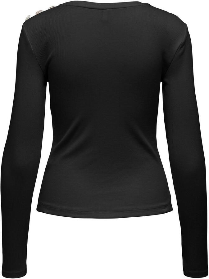 Only Shirt met lange mouwen ONLCHECKIE LIFE L S TOP BOX JRS - Foto 4