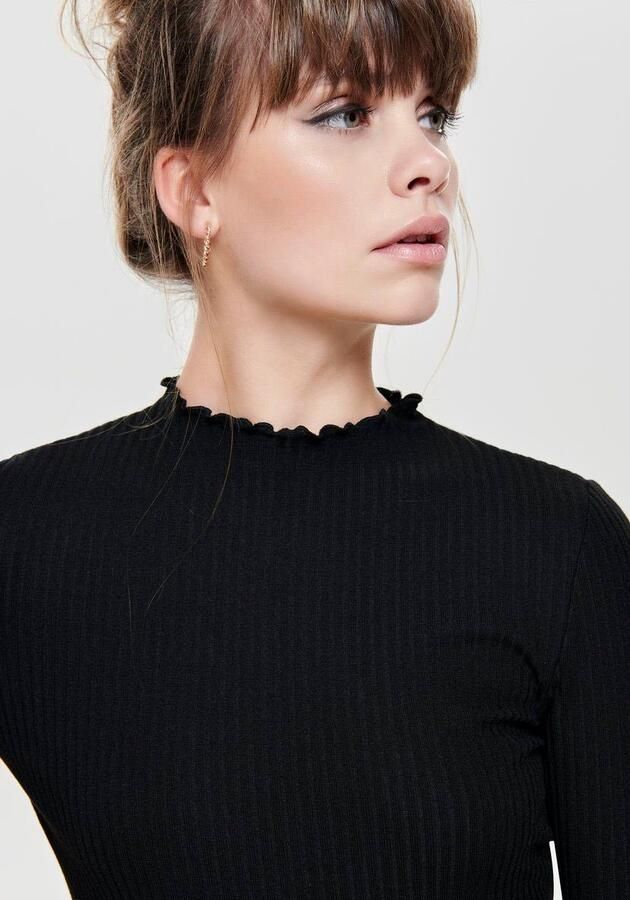 Only Slim fit shirt met lange mouwen en viscose model 'LEMMA' - Foto 7