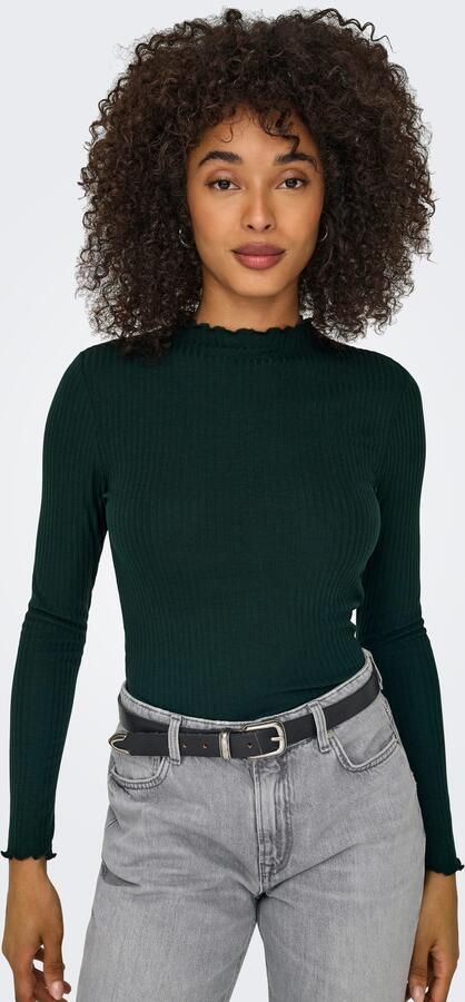 Only Slim fit shirt met lange mouwen en viscose model 'LEMMA' - Foto 6