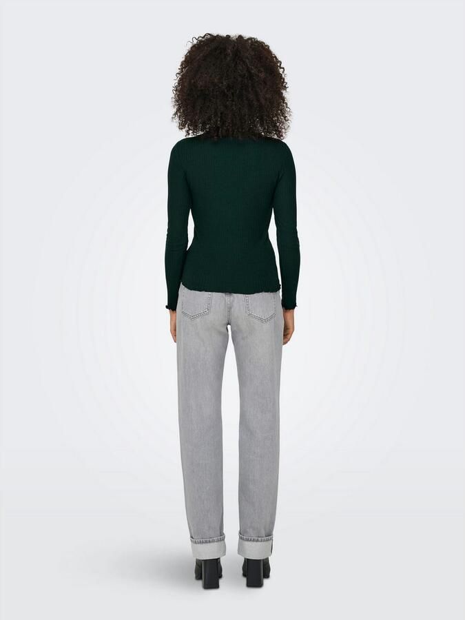 Only Slim fit shirt met lange mouwen en viscose model 'LEMMA' - Foto 5