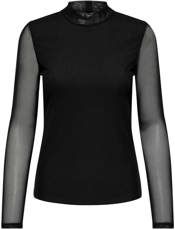 Only Shirt met lange mouwen ONLERICA LIFE MESH L S TOP JRS NOOS