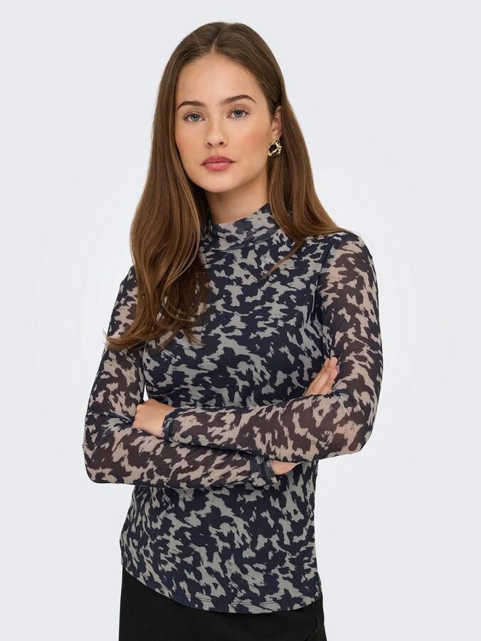 Only Shirt met lange mouwen ONLERICA LIFE MESH L S TOP JRS NOOS - Foto 3