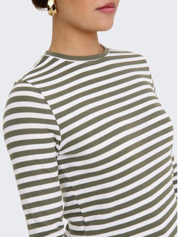 Only Shirt met lange mouwen ONLMAI STRIPE L S TOP JRS NOOS - Foto 2