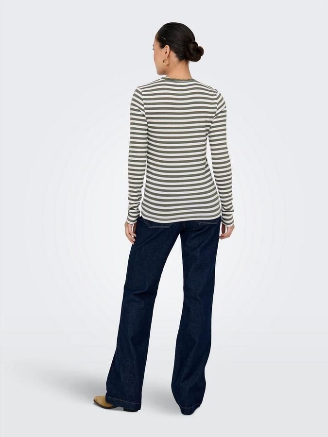 Only Shirt met lange mouwen ONLMAI STRIPE L S TOP JRS NOOS - Foto 5