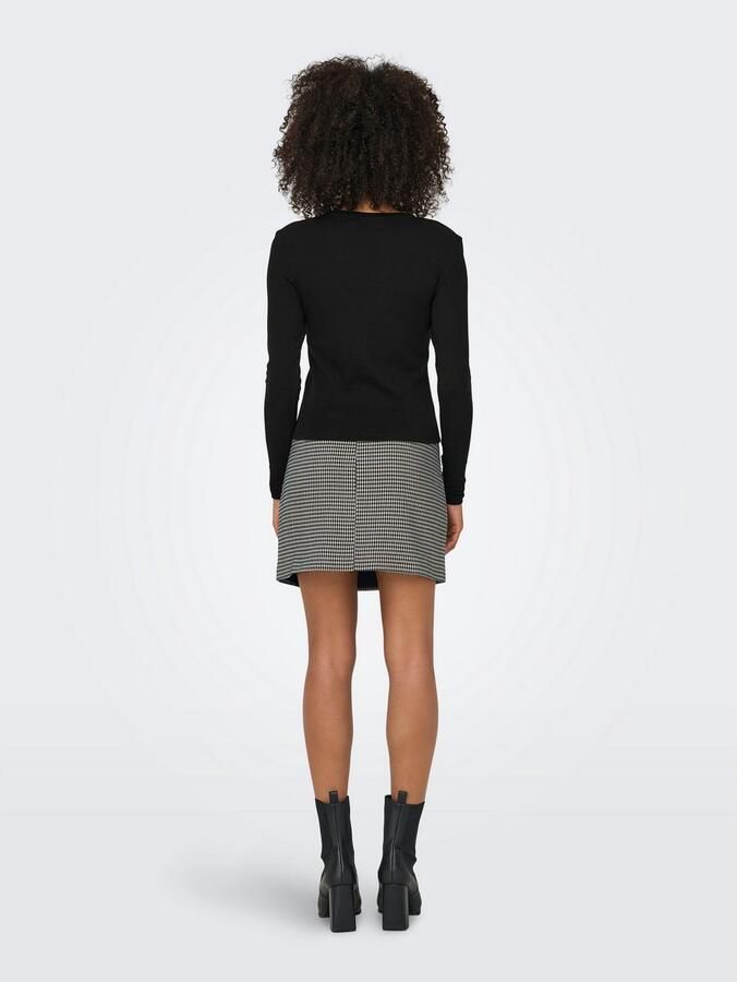 Only Slim fit shirt met lange mouwen van katoenmix model 'RILEY' - Foto 5