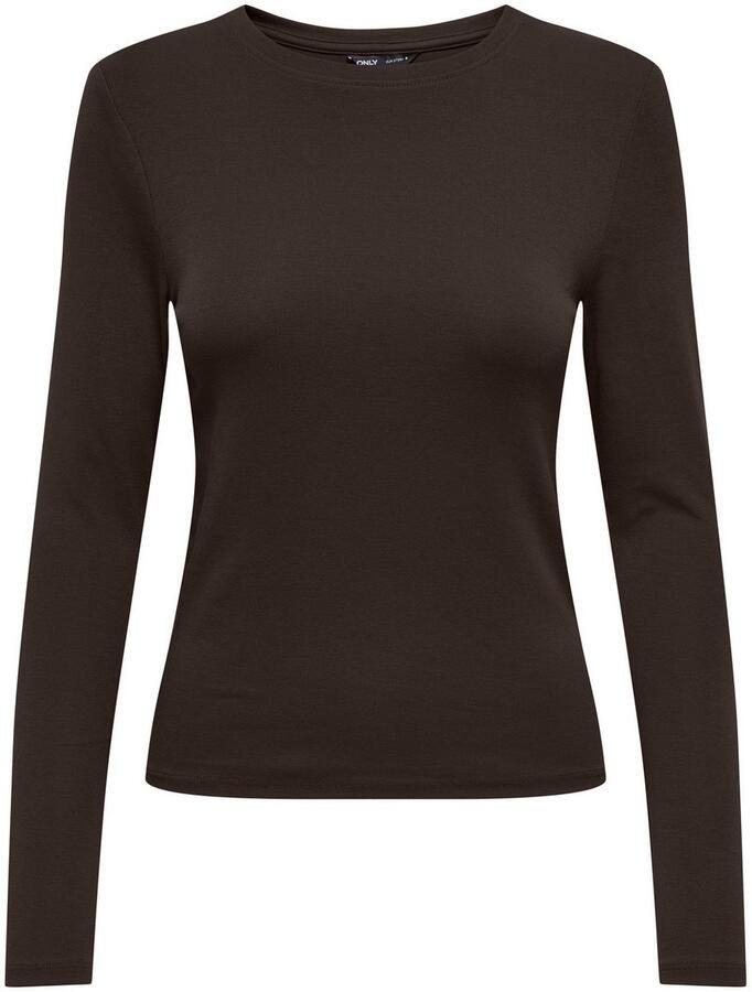 Only regular fit shirt met lange mouwen van katoenmix model 'RILEY' - Foto 2